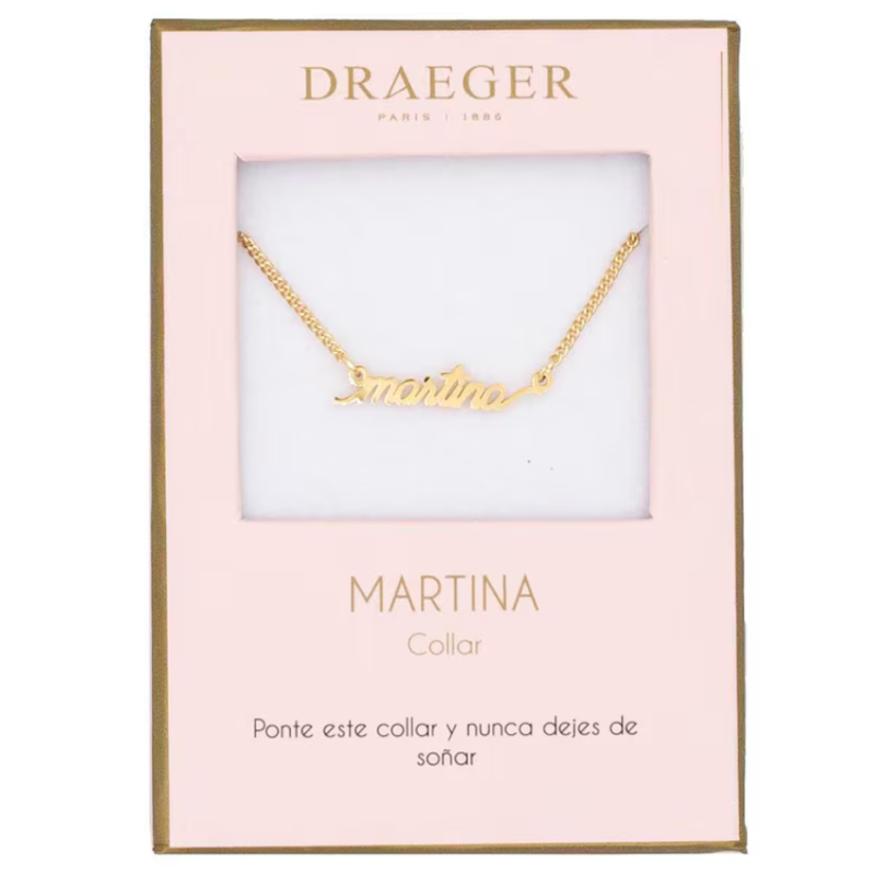 Colgante Nombre Martina De Draeger