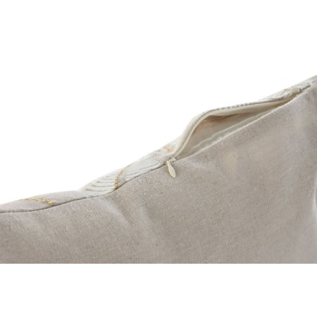 Cojín Hojas Beige 45x45Cm