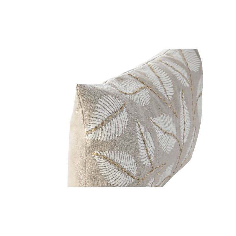 Cojín Hojas Beige 50x30Cm