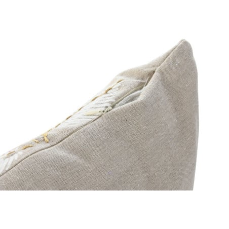 Cojín Hojas Beige 50x30Cm