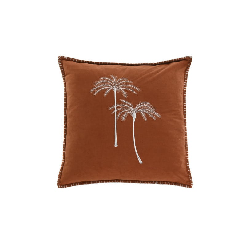 Cojín Palmeras Terracota 45x45Cm