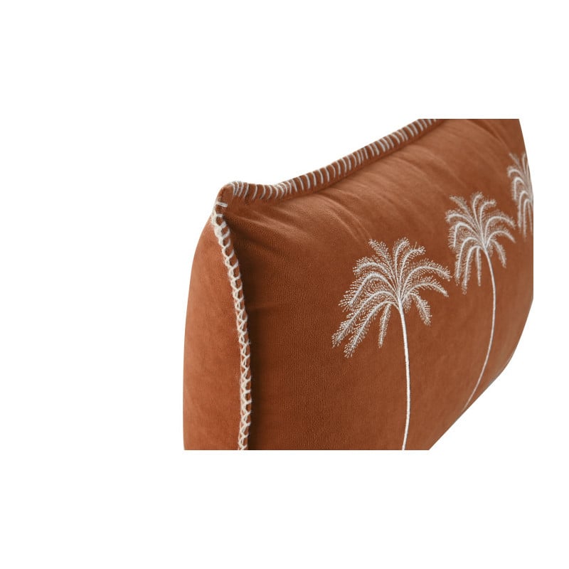 Cojín Palmeras Terracota 50x30Cm