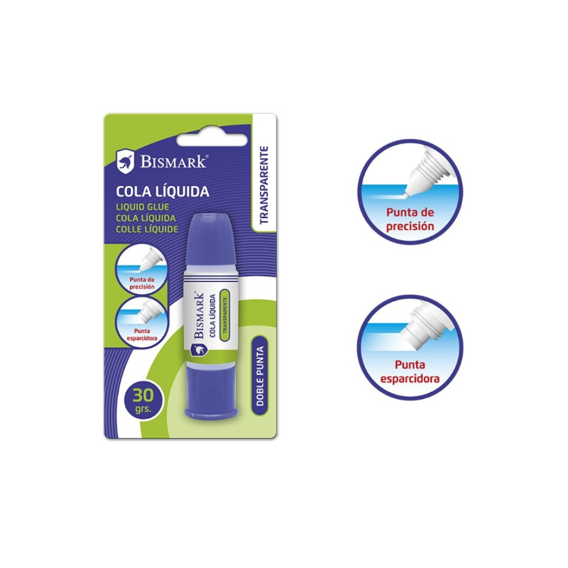 Cola Líquida Transparente Doble Punta