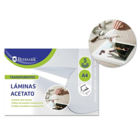 Pack 5 Láminas Acetato