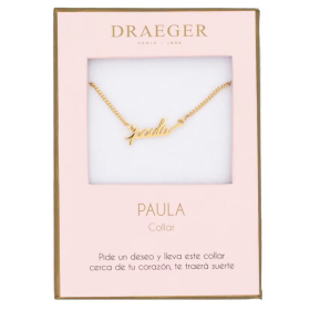Colgante Nombre Paula De Draeger