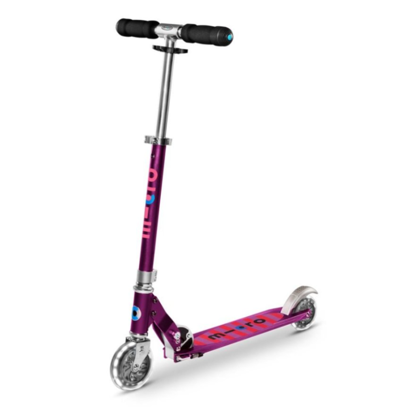 Patinete Micro Sprite Lila Led