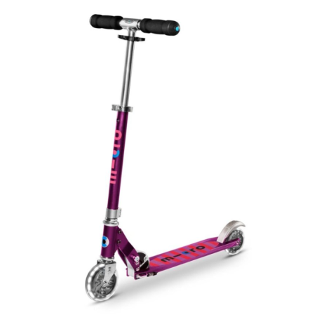 Patinete Micro Sprite Lila Led