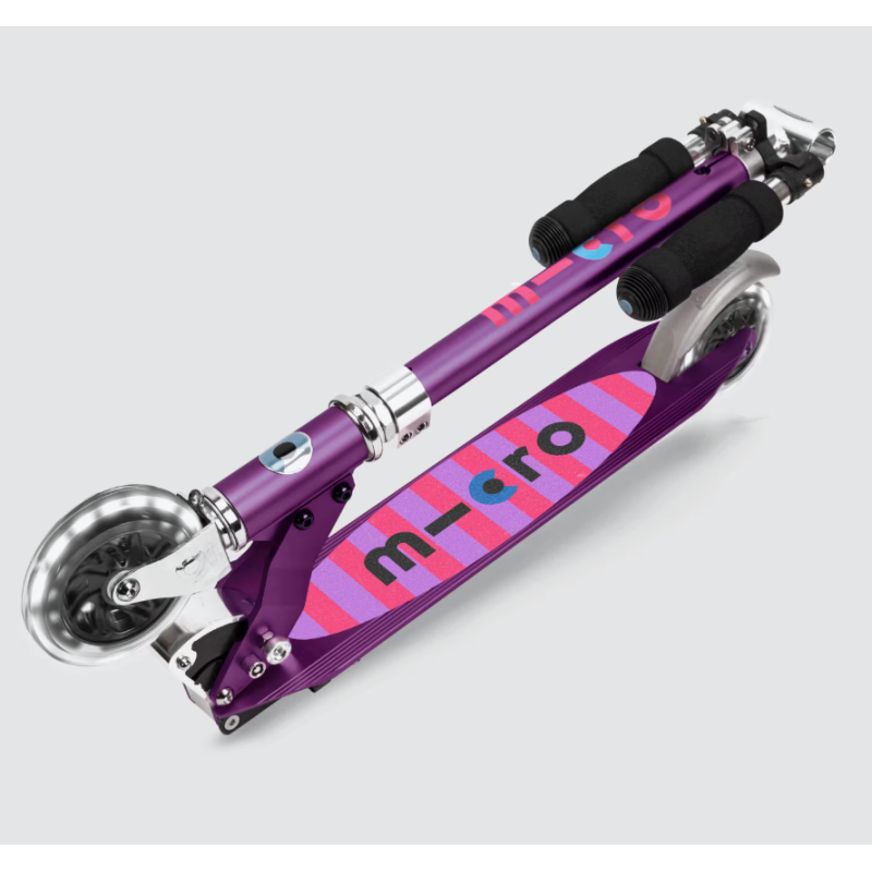 Patinete Micro Sprite Lila Led