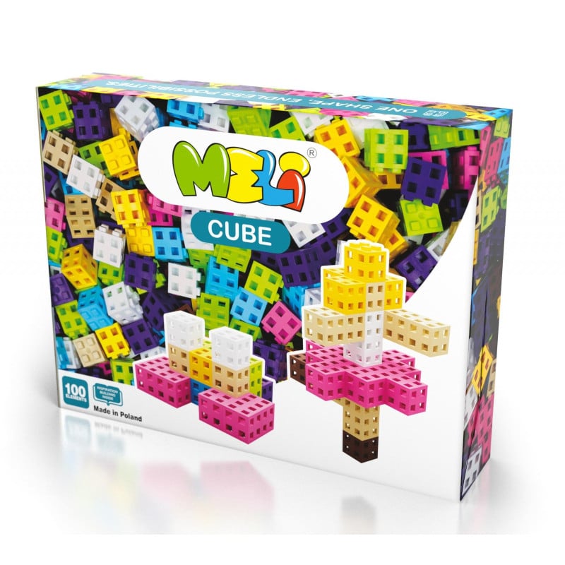 Meli Cube Pastel 100 Piezas