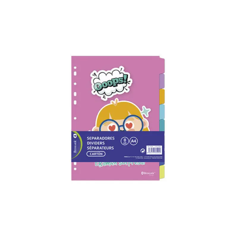 Separadores Frases A4 8 Uds