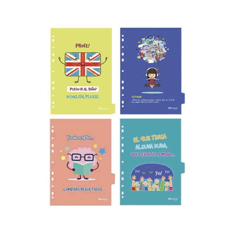 Separadores Frases A4 8 Uds