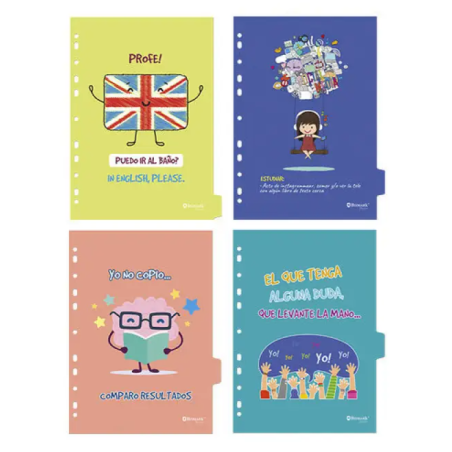 Separadores Frases A4 8 Uds