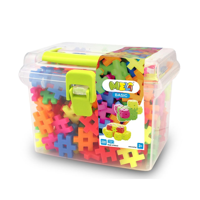 Meli Basic Neon Travel Box 250 Pcs De Micro