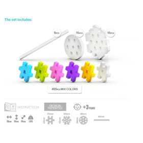 Meli Basic Pastel Travel Box 500 Pcs De Micro 2