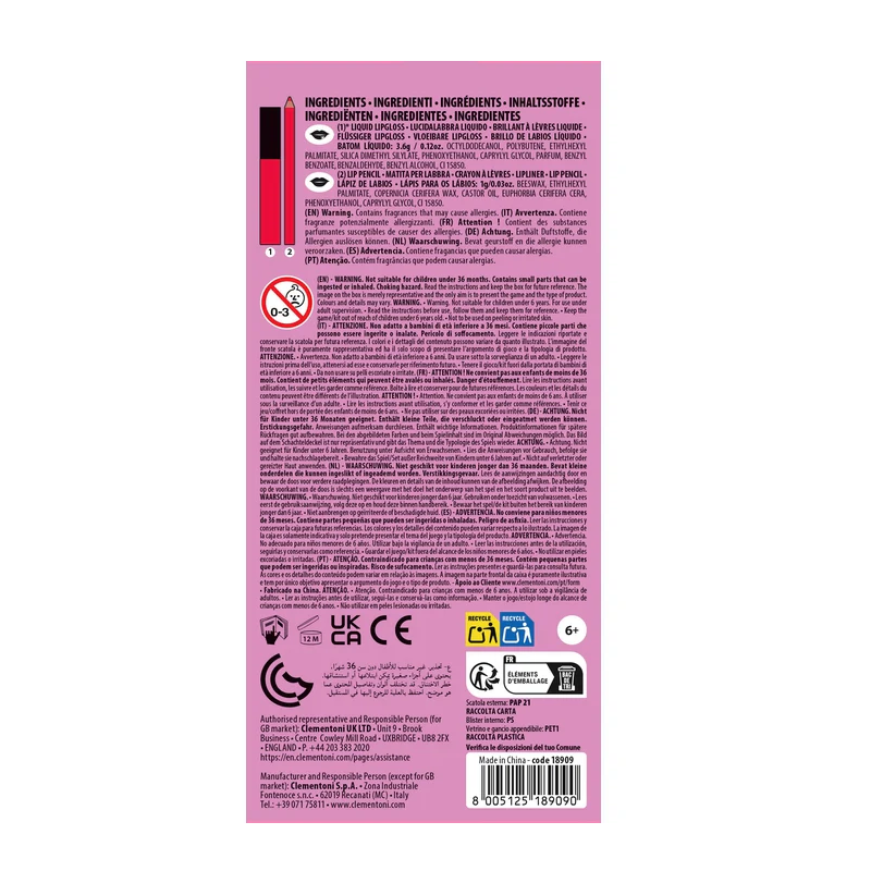 Crazy Chic Brillo Y Lápiz Labial Cherry