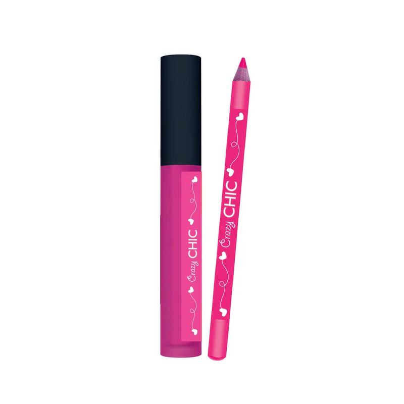 Crazy Chic Brillo Y Lápiz Labial Strawberry