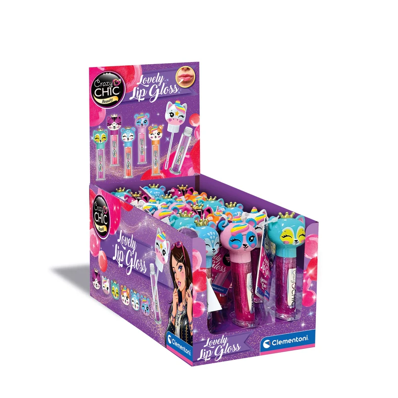 Crazy Chic Lip Gloss Animales Surtido