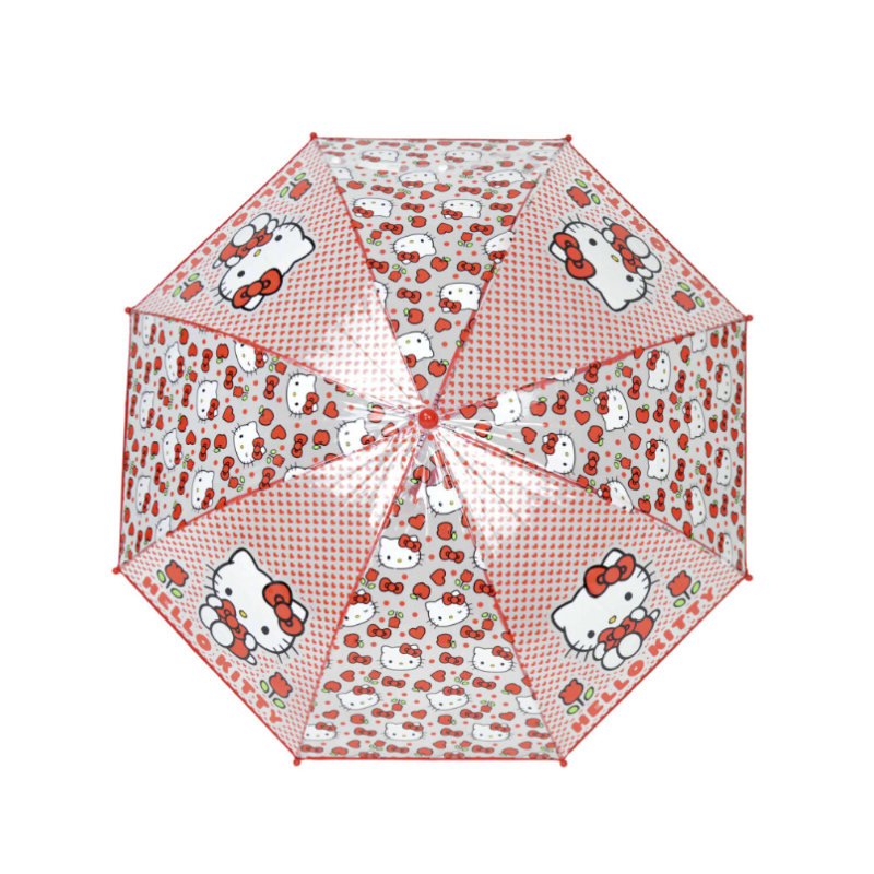 Paraguas Transparente Rosa Hello Kitty De C y P Brands