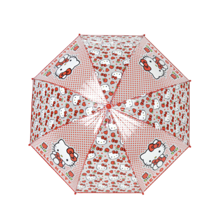 Paraguas Transparente Rosa Hello Kitty De C y P Brands