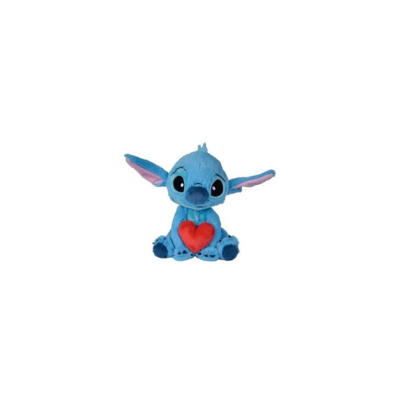 Peluche Stitch Con Corazón 25 Cm