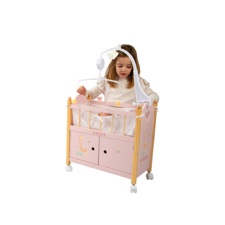 Nature Cuna Con Armario Y Carrusel