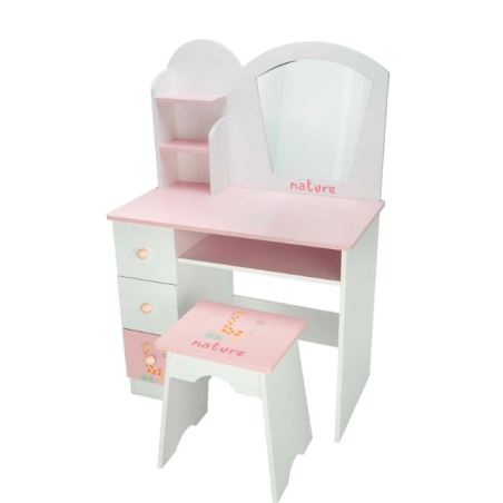 Nature Tocador Blanco Y Rosa De Arias