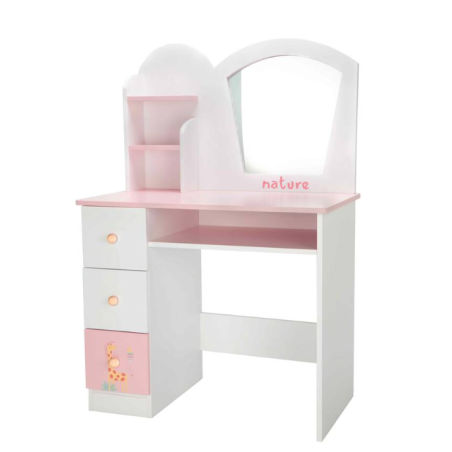 Nature Tocador Blanco Y Rosa