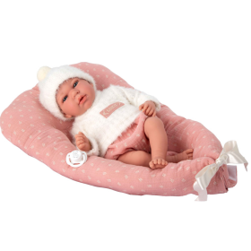 Muñeca Arias Elegance Andie Rosa Con Cojín 40 Cm