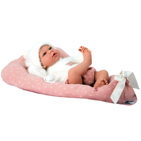 Muñeca Arias Elegance Andie Rosa Con Cojín 40 Cm De Arias 2