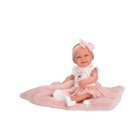 Muñeca Arias Elegance Zoe Bailarina Rosa 42 Cm De Arias