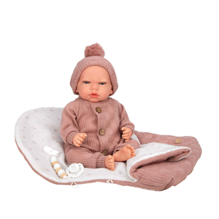 REBORN ELBA ROSA CON SACO DE DORMIR 40CM