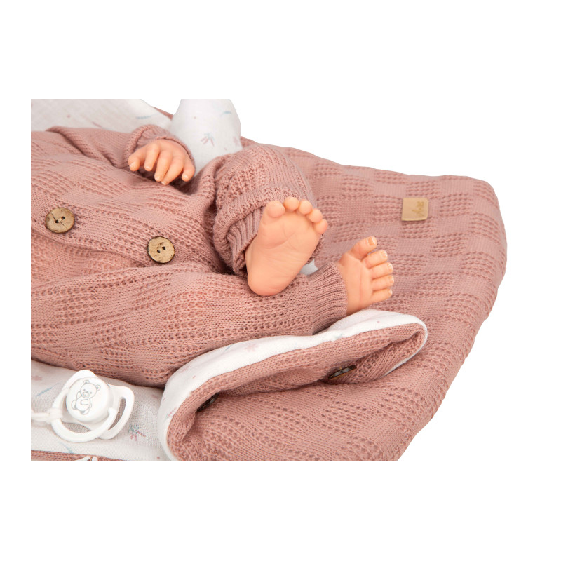 REBORN ELBA ROSA CON SACO DE DORMIR 40CM