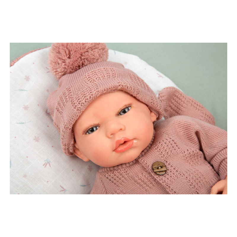 REBORN ELBA ROSA CON SACO DE DORMIR 40CM