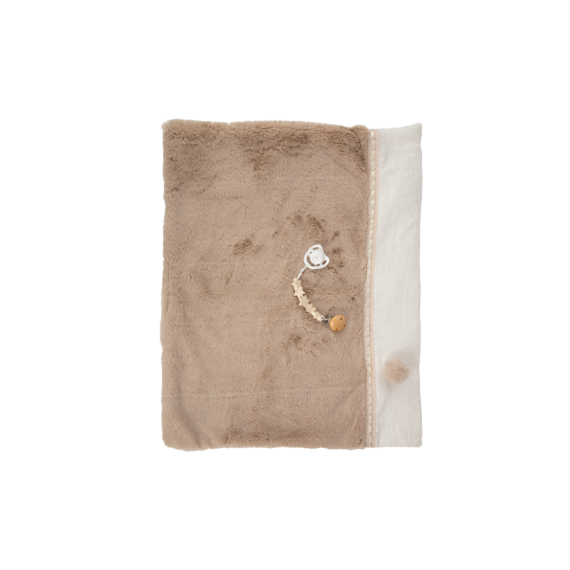 REBORN JADE MARRON CON MANTA 38CM