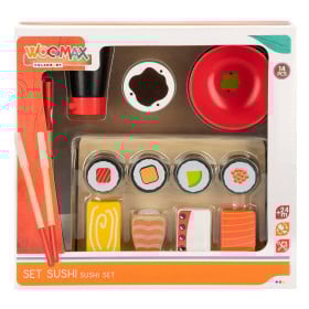 Woomax Set de Sushi de Madera 14 Piezas De Woomax