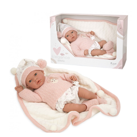 Muñeca Arias Andie Elegance 40 Cm Ojo Durmiente/Sonido De Arias