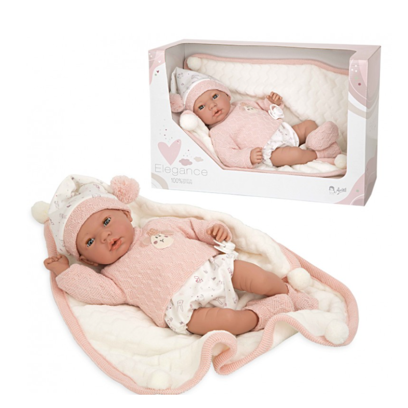 Muñeca Arias Andie Elegance 40 Cm Ojo Durmiente/Sonido De Arias