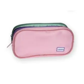 Portatodo 3 Cremalleras Rectangular Pastel