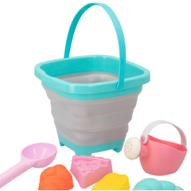 Color Beach Cubo Playa Plegable De Color Baby 2