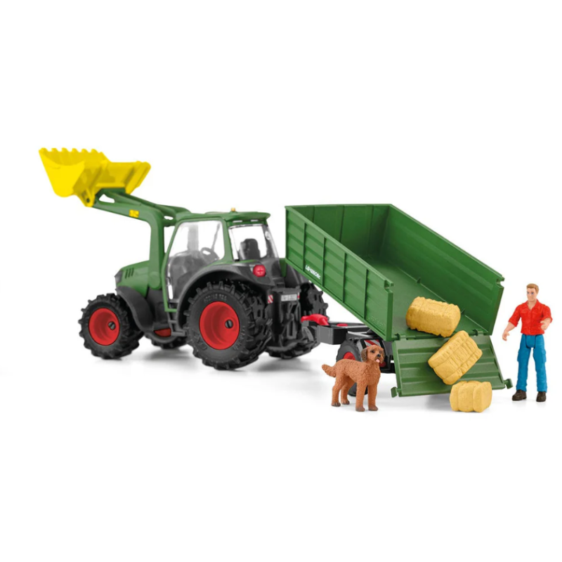 Schleich Tractor Con Remolque