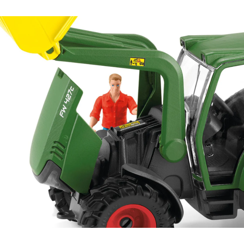 Schleich Tractor Con Remolque