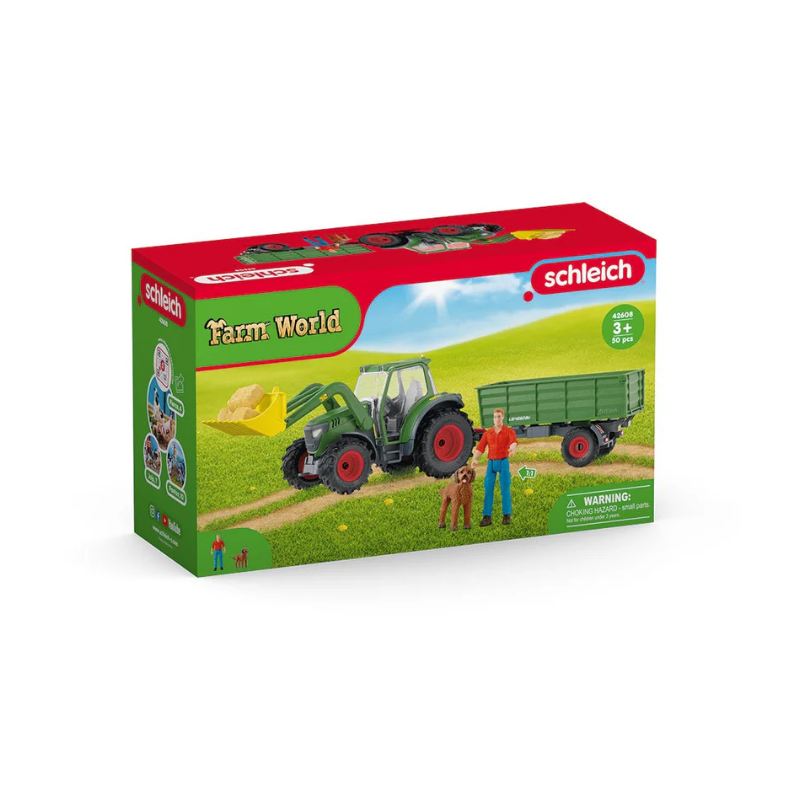Schleich Tractor Con Remolque