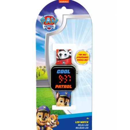 Reloj Led Patrulla Canina De Kids Euroswan