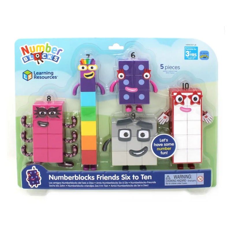 Numberblocks Amigos 6 Al 10