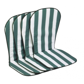 Pack De 4 Cojines Respaldo Alto 2 Cm Verde De Alco