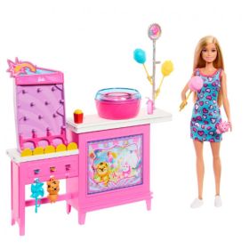 Barbie Puesto De Algodón De Azúcar De Mattel 2