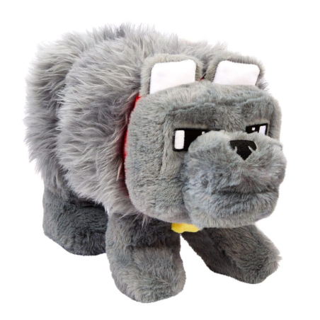 Minecraft Peluche Dennis El Lobo 30 Cm