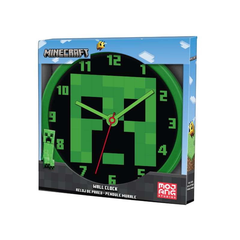 Reloj De Pared Minecraft De Eroswan