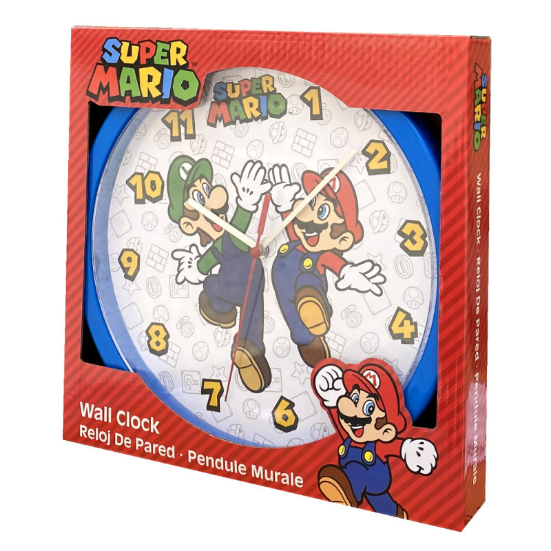 Reloj De Pared Super Mario De Eroswan