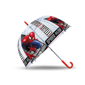 Paraguas Transparente Spiderman 46 Cm De EurosWan